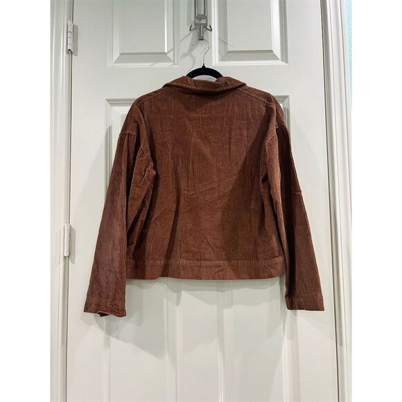 Urban Outfitters Women's Brown Corduroy Cropped Jacket Size S - Picture 4 of 4
